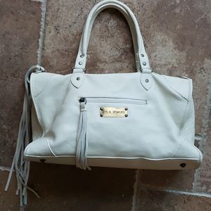 Pulicati Italian leather huge tote fringe pulls